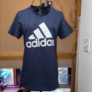 adidas Navy Blue Short Sleeve Tee